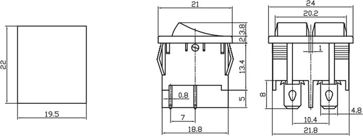Nährwerte und Zutaten Eneroid Wippenschalter MRS-2101A-C3