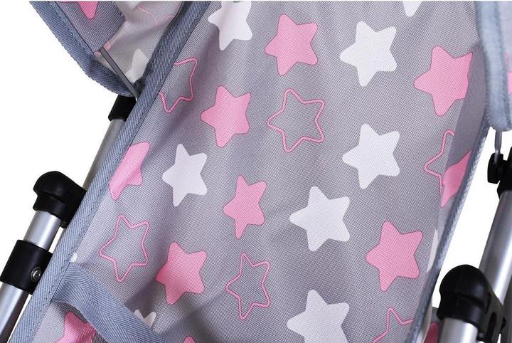 Actual product image Knorrtoys Puppenbuggy Liba Star Grey Pink