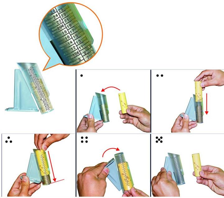 Actual product image Olympia Plastic tube set for CC 202 (Coin counter)