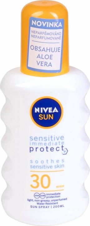 Actual product image NIVEA Sun Sensitive Protect (Sun spray, SPF 30, 200 ml)