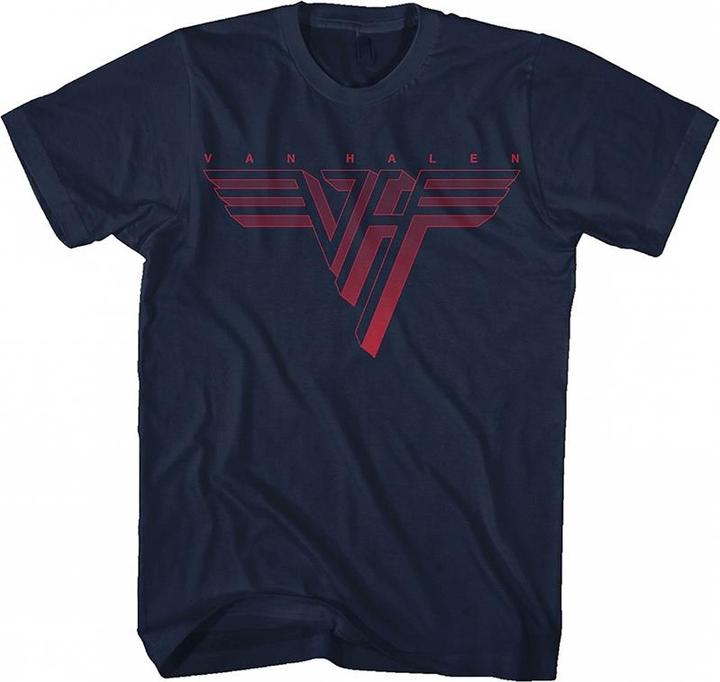 Van Halen Unisex Adult Logo T-Shirt (4XL) (Blue) (4XL)