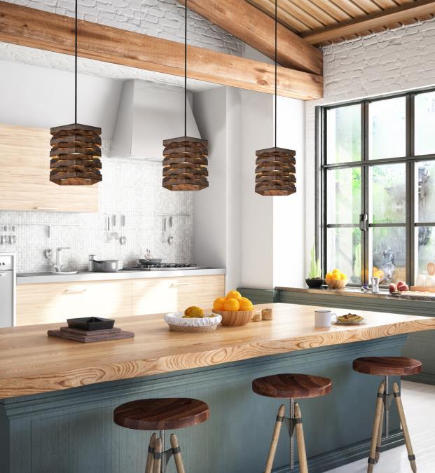 Productafbeelding Westinghouse Hanglamp Charlize Barn Wood (E27)