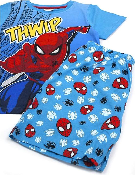 Actual product image Spiderman Thwamm pyjamas with shorts for boys (104)