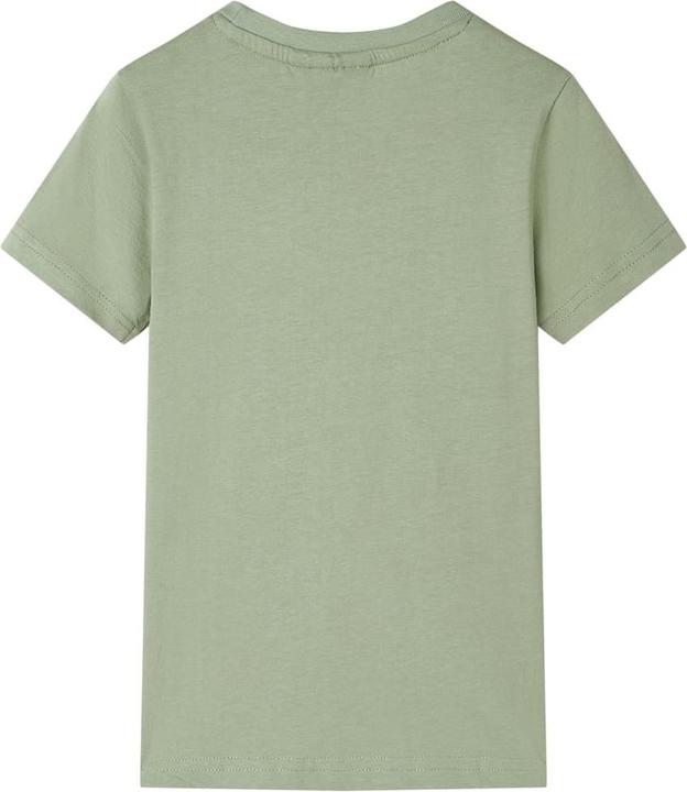 Actual product image vidaXL Children's T-shirt Light Khaki 128,Material: 100 (128)
