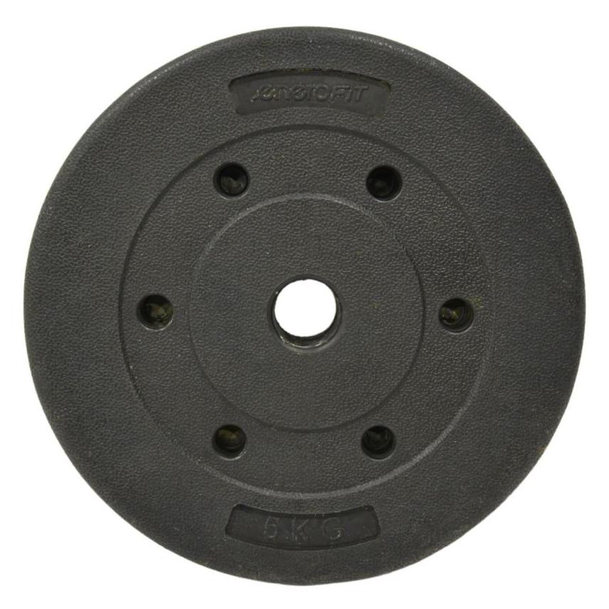 Eb Fit obciążenie betonowe 5 kg FI30 kolor czarny (37827954)