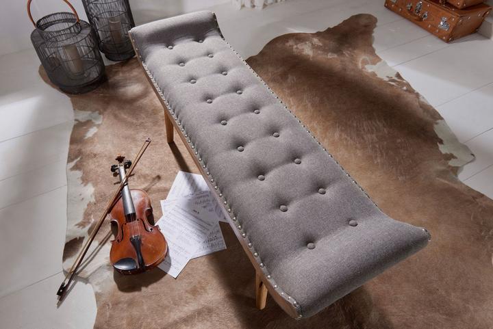 Actual product image FineBuy Upholstered bench (125 cm)