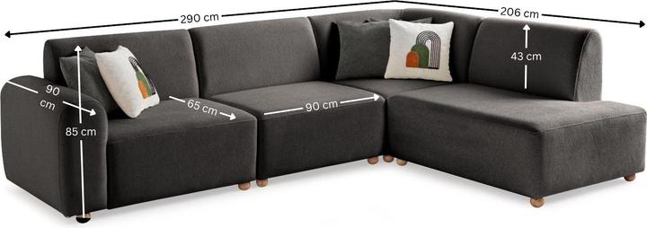 Produktbild Homitis S-Loft Right Corner Sofa (Ecksofa)