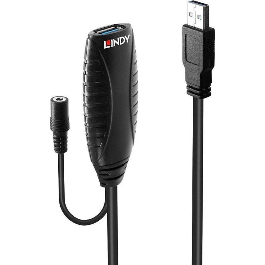 Lindy Estensione attiva USB 3.0 (10 m, USB 3.0), Cavo USB