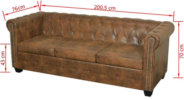 Produktbild vidaXL Sofa (3-Sitzer)