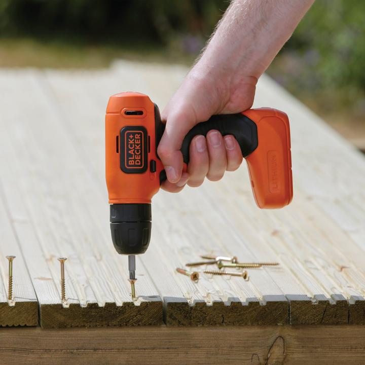 Immagine prodotto Black & Decker Trapano avvitatore a batteria BDCD8K, 7.2V (Trapano elettrico)