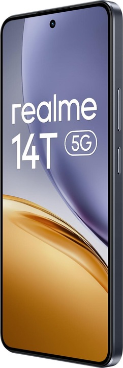 Immagine prodotto realme 14T 5G 8GB 256GB Obsidian Black (256 GB, Obsidian Black, 6.67", 50 Mpx, 5G)