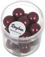Produktbild Rayher Renaissance Glaswachsperlen, 12mm ø, bordeaux