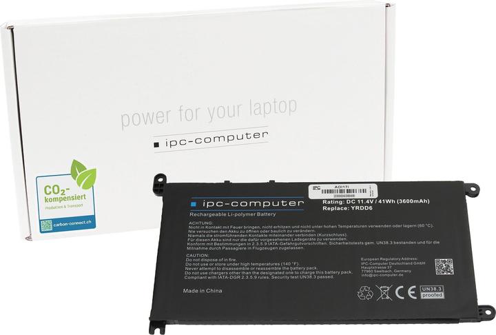 Actual product image IPC YRDD6 (3 cubicles, 3600 mAh)