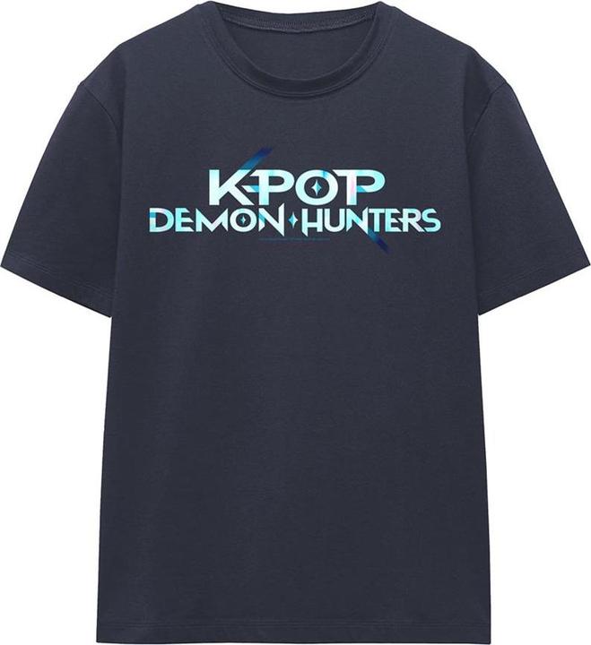 Immagine prodotto K-Pop Demon Hunters Maglietta Logo Colore Donna (XL)
