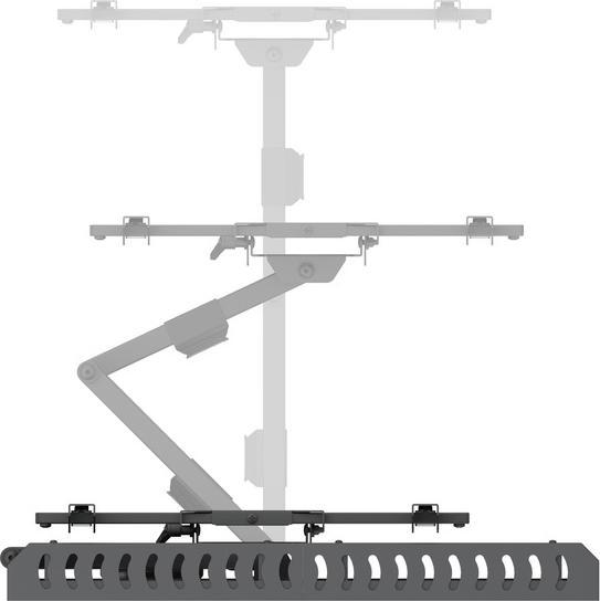 Image du produit Multibrackets Support mural 37" - 70", noir, métal, max.45kg (Mur, 45 kg, 37" - 70")