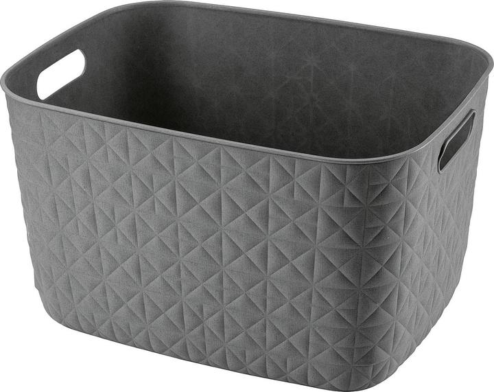 GCS Curver Softex storage basket large 19L anthracite