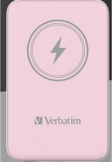 Actual product image Verbatim POWER BANK 5000 ROSE (5000 mAh, 20 W, 18.50 Wh)