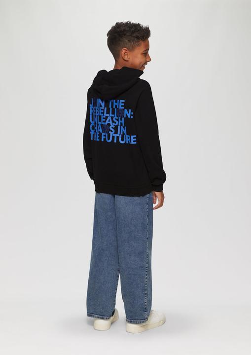 Produktbild s.Oliver Sweatshirt Kapuzen-Sweatshirt mit Rückenprint (M)