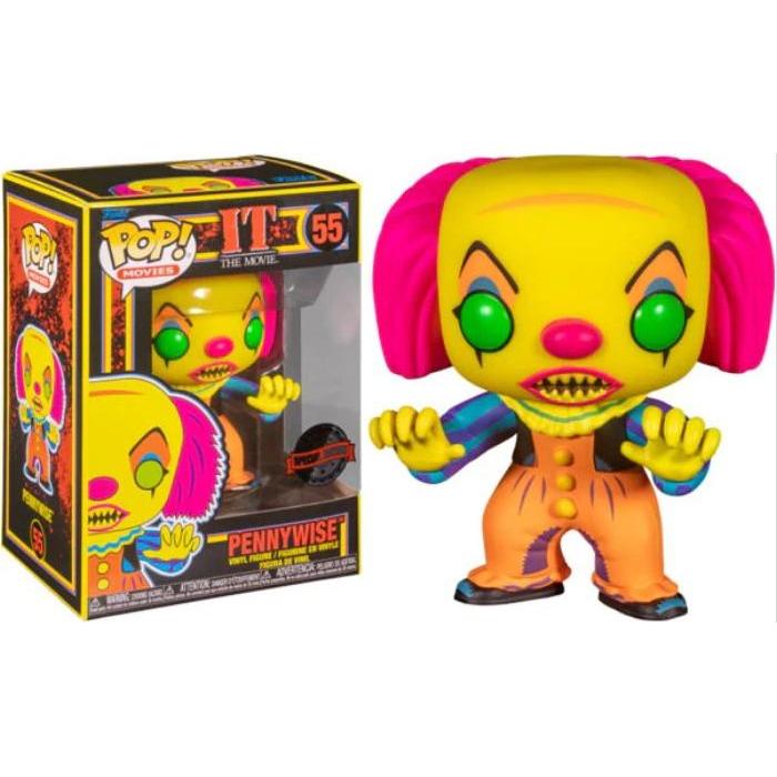 Thumbnail - Funko Pop! Movies It (1990) : Pennywise Black Light EXM