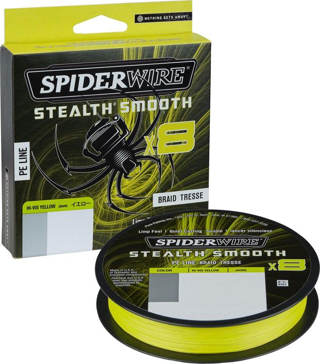Immagine prodotto Spiderwire Stealth Smooth 8 Codice Rosso (5.40 kg, 0.06 mm)