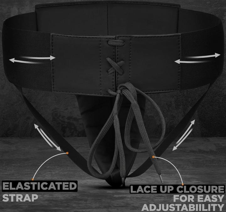 Actual product image Rdx Groin Guard Rex F6 Matte Black-XL (XL)