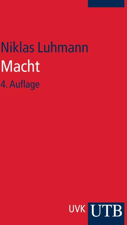 Produktbild Macht (Deutsch, Niklas Luhmann, 2012)