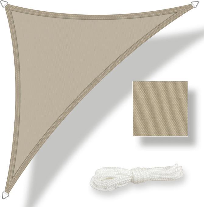 Produktbild Swisshandel24 Sonnensegel wasserdicht Dreieck mit rechtem Winkel (4 x 4 x 5.8 m)
