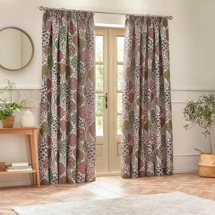 Produktbild Wylder FaltenVorhänge Ophelia Jacquard Floral (117 x 183 cm)
