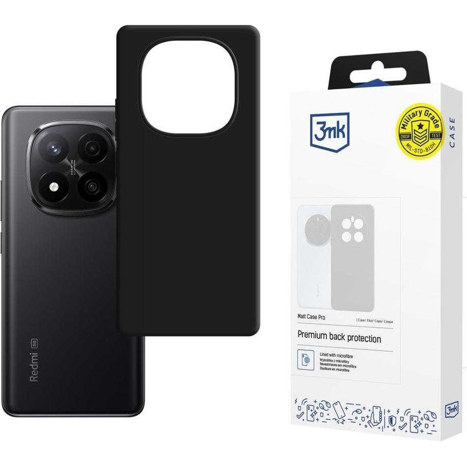 3Mk Nero Ochranný Kryt Matt Case Pro Pro Redmi Note 15 5G (Xiaomi Redmi Note 15), Cover Smartphone,