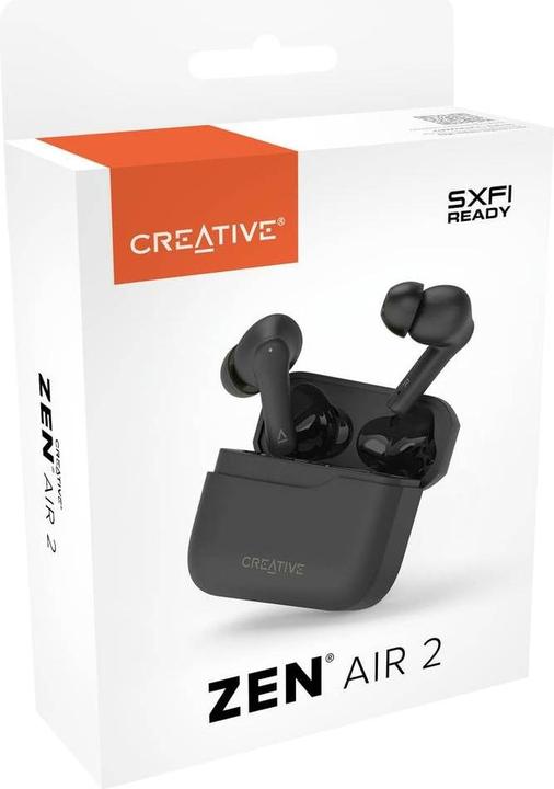Image du produit Creative Zen Air 2 (noir) (ANC, 23 h, Sans fil)