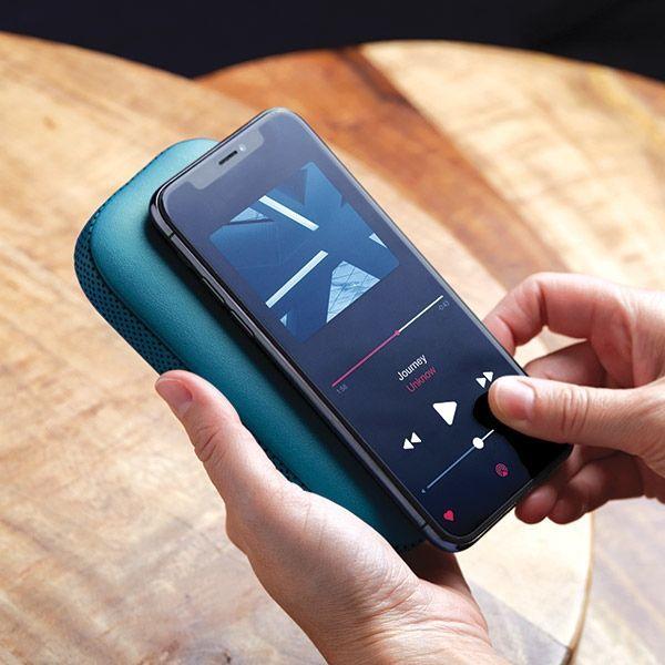 Image du produit Lexon Powersound Powerbank indukcyjny 5000 mAh z głośnikiem bluetooth ciemnoniebieski/dark blue LA12 (5000 mAh)
