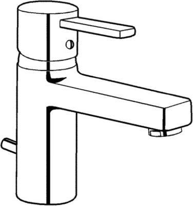 Image du produit Kludi Zenta XL Robinet de lavabo (robinet) durckfest, robinet de salle de bains chrome