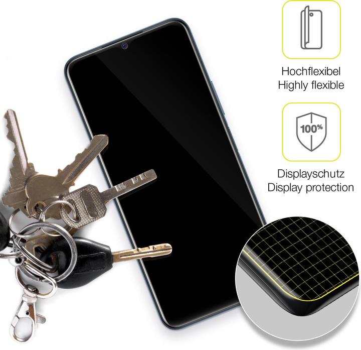 Produktbild Dipos Displayschutzfolie Full-Cover 3D (2 Stück, Vivo Y21s)