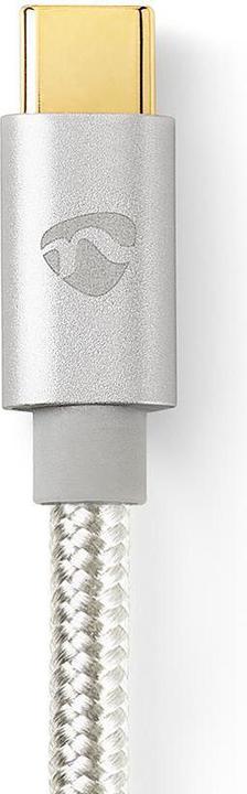 Produktbild Nedis USB-Kabel - USB 2.0 - A Stecker - Typ-C ™ - 480 Mbps - 10 W - Vergoldet - 2 m - rund - Geflo (2 m, USB 2.0, 15 W)