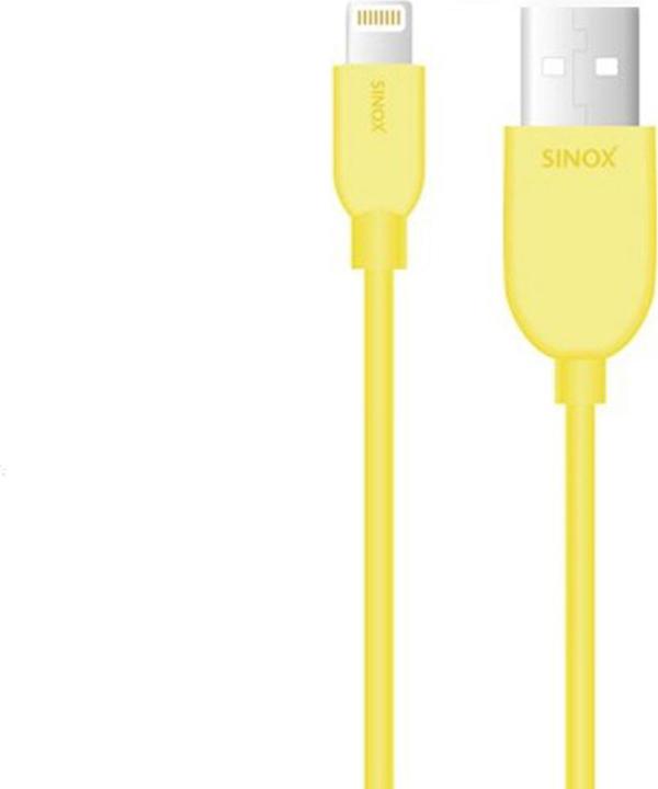 Immagine prodotto Sinox Cavo iMedia Lightning con chip originale Apple™. 2m. Gul (2 m, USB 2.0)