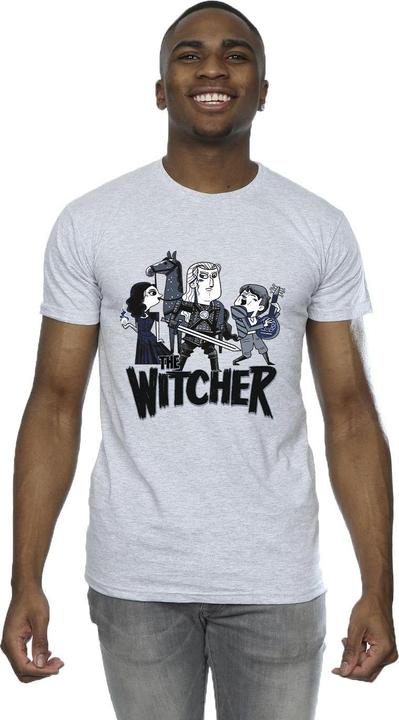Produktbild Netflix The Witcher Team Illustrated TShirt (XL)