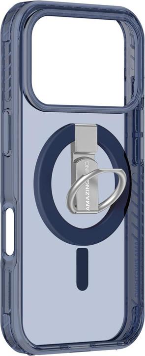 Image du produit Amazingthing Titan Pro Grip Ring Set Hülle für iPhone 17 Pro, kompatibel mit MagSafe, Blau (Apple iPhone 17 Pro)