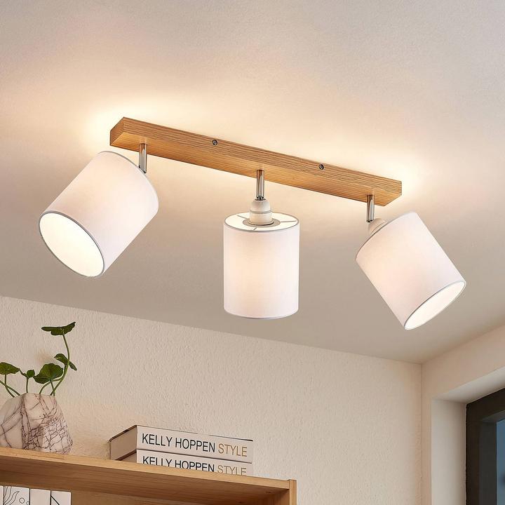 Actual product image Lindby Imarin ceiling spotlight, 3 lights, white (E27)