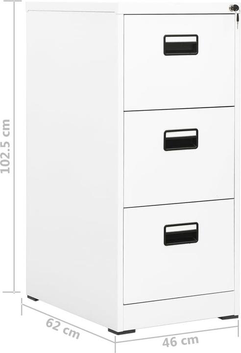 Produktbild vidaXL Aktenschrank (46 x 62 x 102.5 cm)