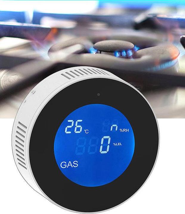 Actual product image VisorTech Set of 2 WLAN Multi Gas Detector with App & Voice Announcement