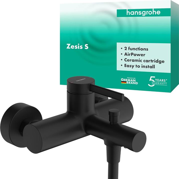 Actual product image hansgrohe Two-Function Deck Mounted Bath Mixer Tap with 17.5 cm Spout