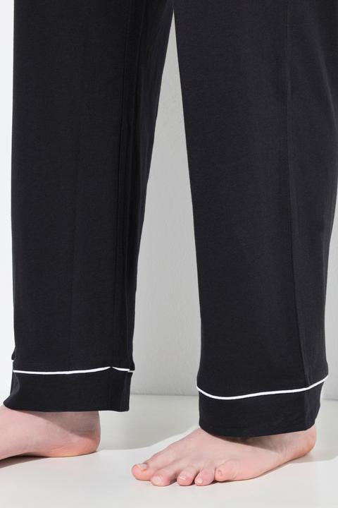 Produktbild Ulla Popken Pyjama, Zierpaspeln, Reverskragen, Halbarm (42, 44)