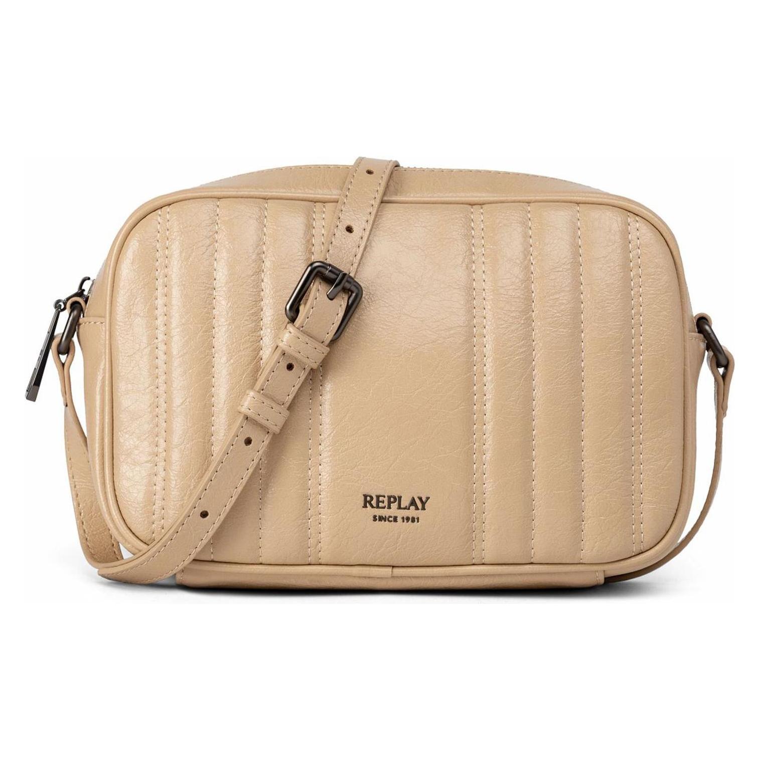 Replay, Damen, Handtasche, Crossbody Bag, Beige