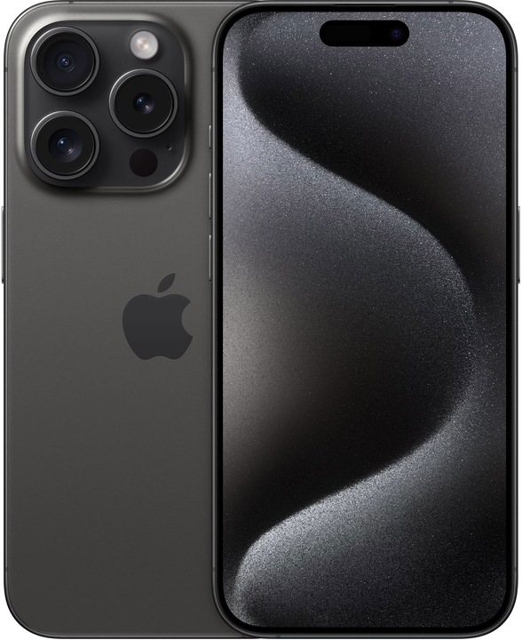 Apple iPhone 15 Pro (1000 GB, Black Titanium, 6.10", SIM + eSIM, 48 Mpx, 5G)