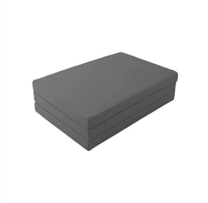 Image du produit Babytrold Tumleskum matress 3-parts grey (60 x 120 cm)