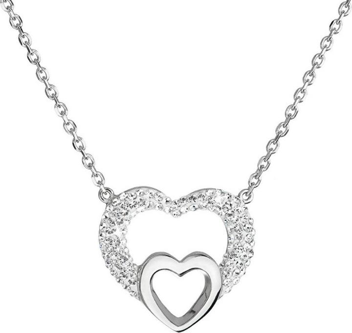 Immagine prodotto Evolution Group Collana a cuore in argento con Swarovski 32032.1 (L) (Argento)