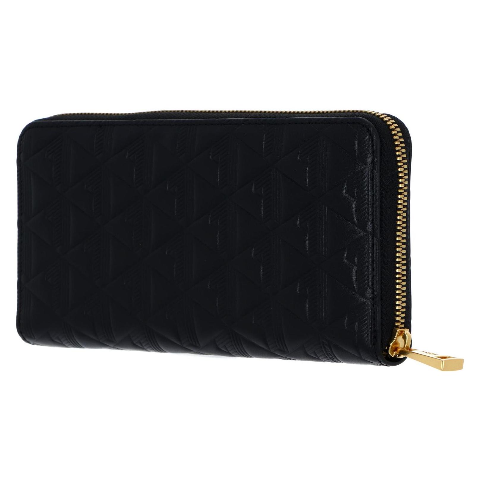 Lacoste, Damen, Portemonnaie, Zip Wallet, Schwarz