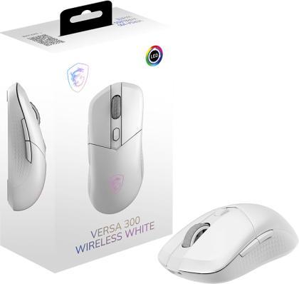 Actual product image MSI Versa 300W White Gaming Maus S12-4301440-CLA (S12-4301440-CLA) (Wireless, Cable)