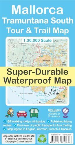 Label énergétique Mallorca - Tramuntana South Tour & Trail Map