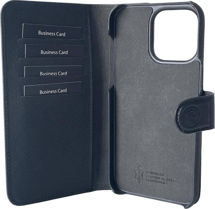 Produktbild Mike Galeli Book-Cover Echtleder Joss black (Apple iPhone 15 Pro)